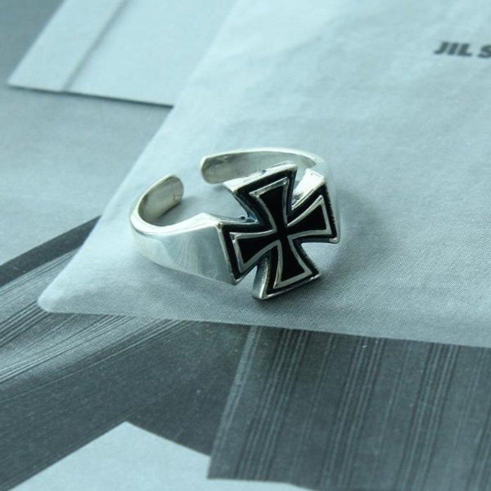 Domestically Produced Karina Silver 925 Full Silver Material Open Ring Size 13~