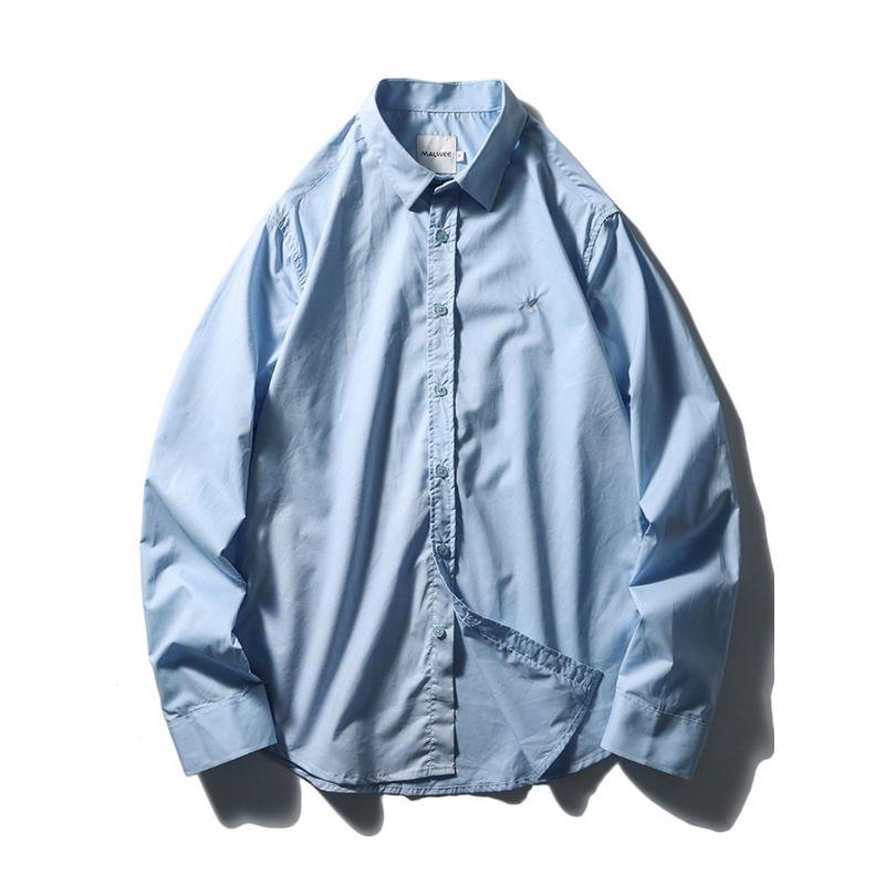 Export Export Tail Order Pure Cotton Long Sleeves Shirt Men 2024 New Arrival Business Casual Thin Coat Cotton Shirt