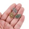 20pcs/lot Antique Bronze Plated Charms Hamsa Palm Protection Pendant for Bracelet Necklace Handmade Jewelry 21x15mm