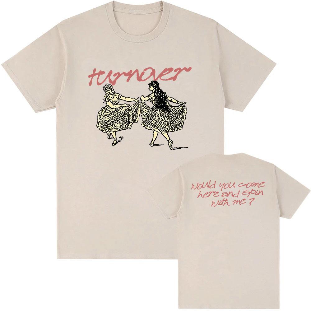 DIZZY TEE TURNOVER Band Rock Band T-shirt Grunge Fashion Unisex Streetwear Summer Cotton Male Tshirts Hip Hop Men T Shirt