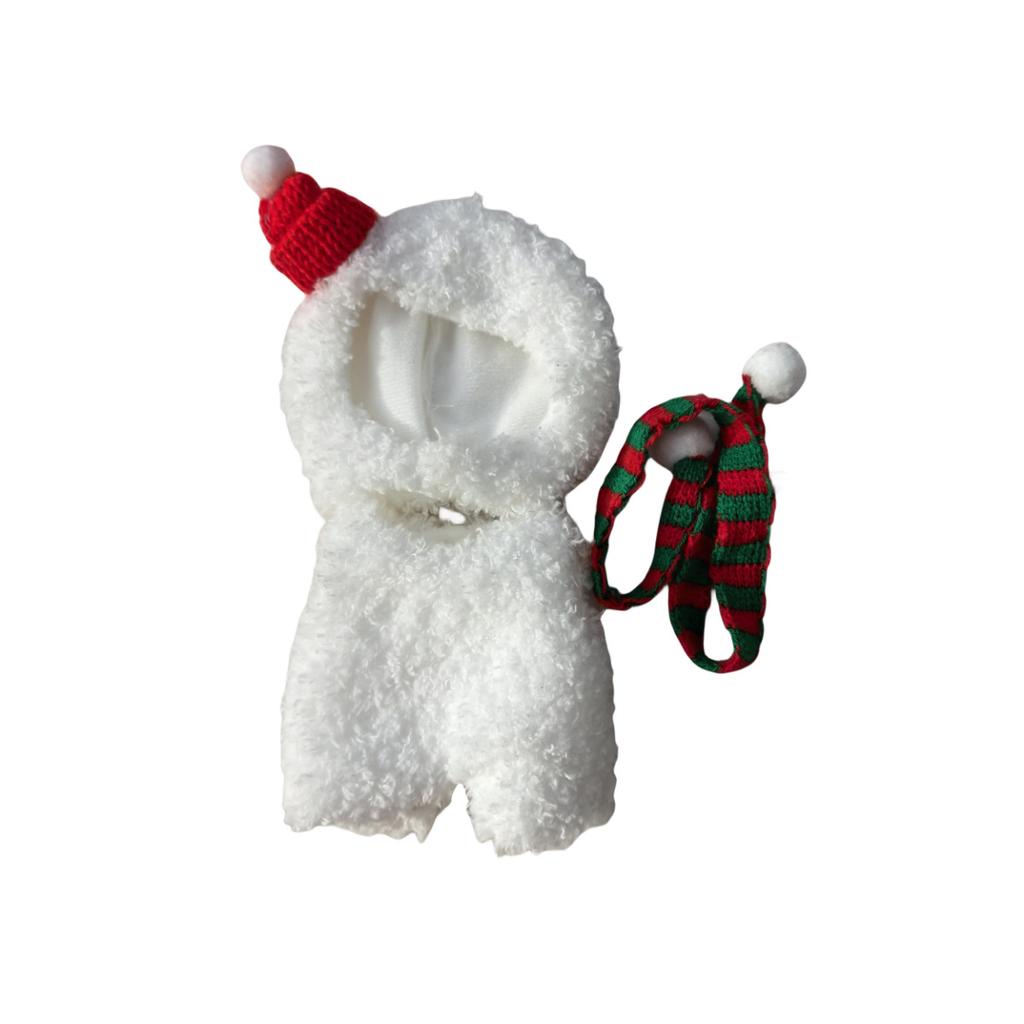 {Baby Clothes Only} 17cm Pendant Clothes Pink Pig Frog Set Little Snowman Set Christmas