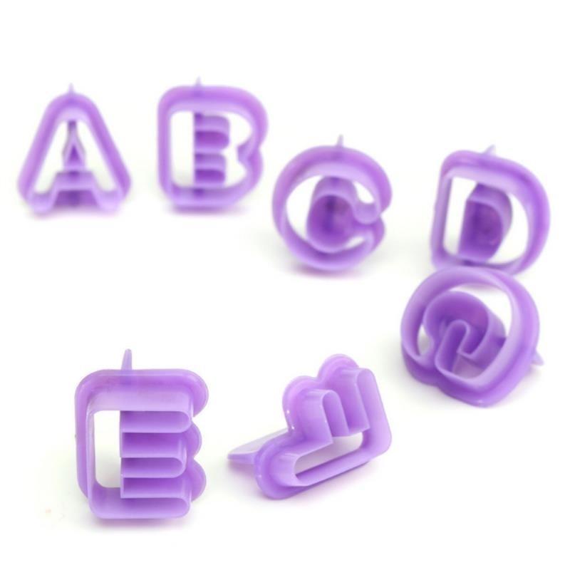 40 Pcs Alphabet Number Character Letter Cookie Cutter Fondant Cake Biscuit Mold Cake Decorating Tool
