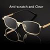 Design Reading Glasses, Women's Full-frame Alloy, Clear HD Lenses, Reading Glasses, Scratch Resistant +0--+4
