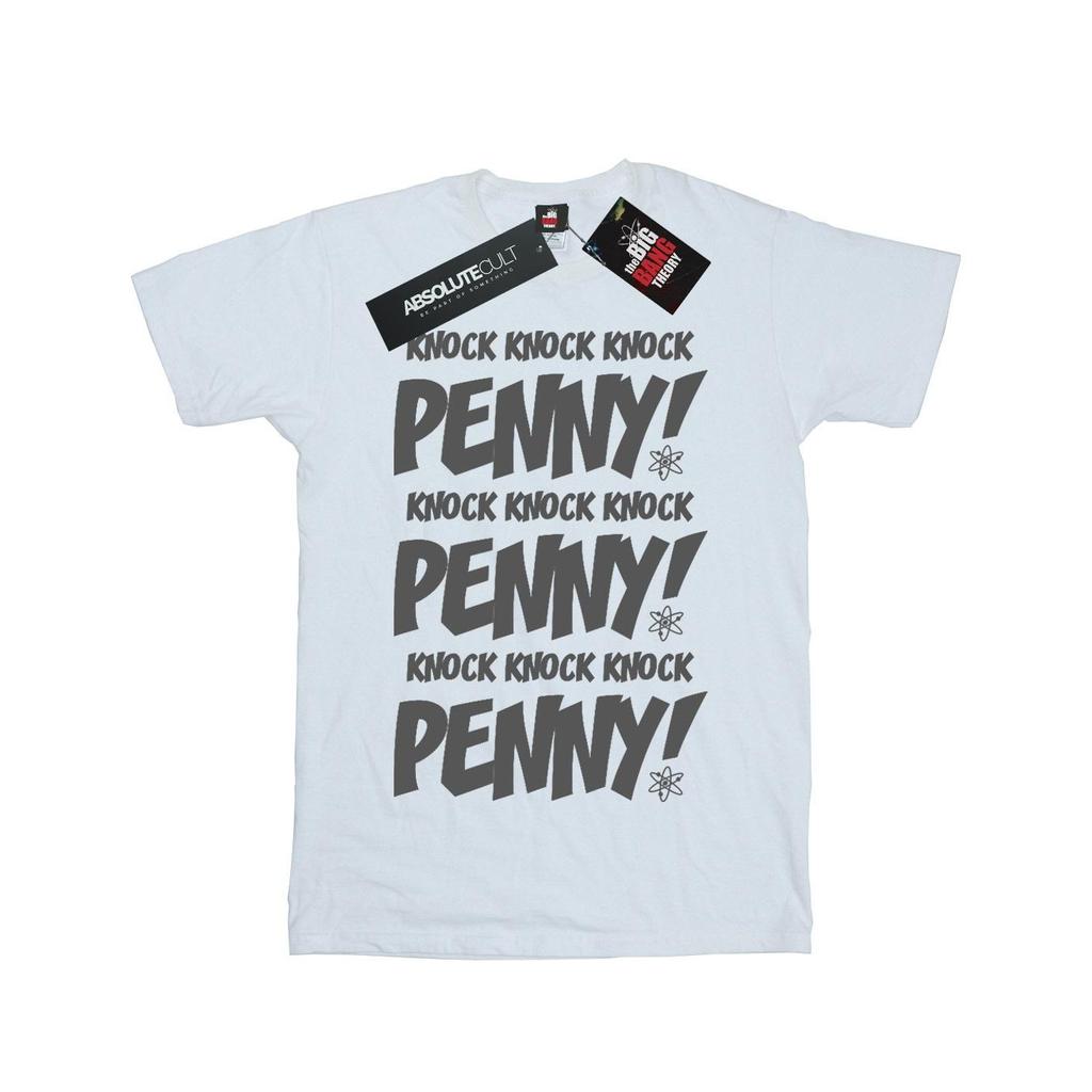 The Big Bang Theory Girls Sheldon Knock Knock Penny Cotton T-Shirt