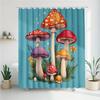 Enchanted Mushroom Shower Curtain: Embrace the Whimsical Design, Soft Fabric, and Magical Vibes for Your Cozy Bathroom