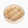 Stainless Steel Edged Bamboo Steamer