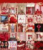 Wedding Double Happiness Decoration Set: Complete House & Hotel Room Decor with Garland for Bride