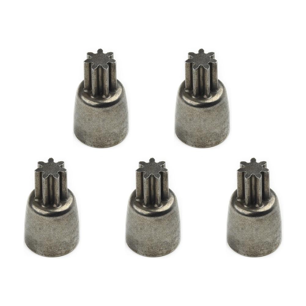 Electric Wrench Gear Set 4.98mm Shaft Diameter 5Pcs Sleeve 7 Tooth 7T Accessories Adapter Metal Motor Power Tools
