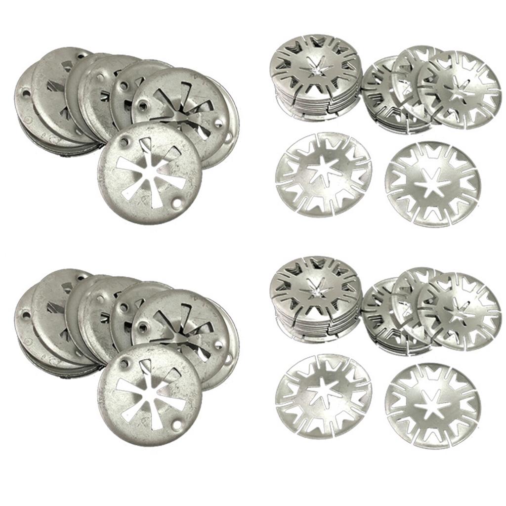 Hitzeschild-Clips, Auspuff-Hitzeschild-Clips, Metall-Zahnscheiben, Unterboden-Hitzeschild-Befestigungen, 30 mm