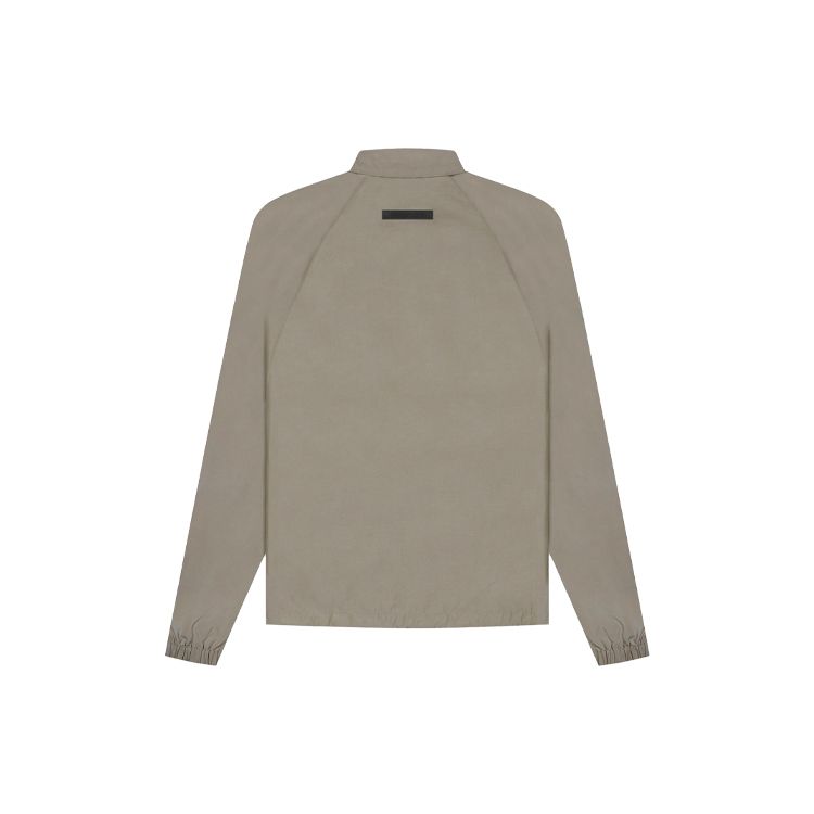 Fear of God Essentials Half Zip Track Jacket With Raglan Sleeves Unisex Jacket Taupe FOG-SS21-648
