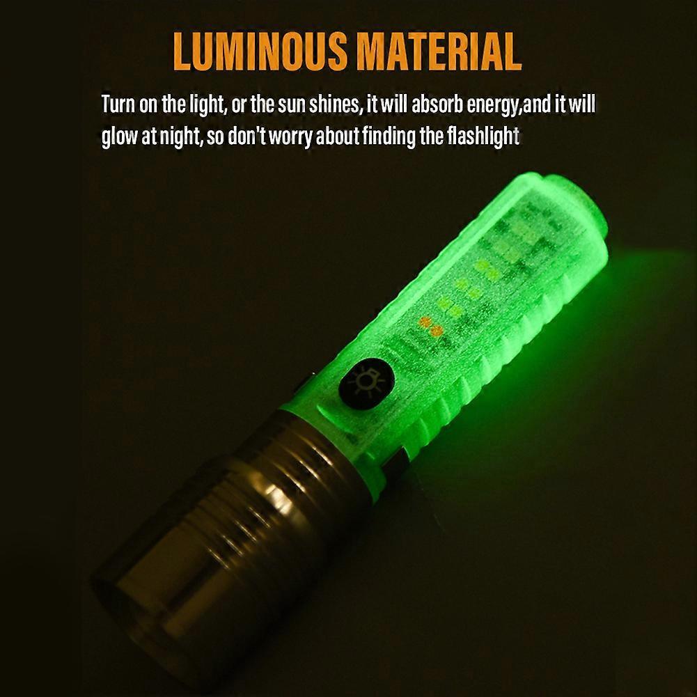 New Super Bright LED Mini Flashlight Side Light Strong Magnetic Flashlight Torch