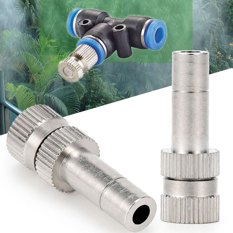 5Pcs 6Mm Quick Connect Mist Sprayer Atomizing Misting Nozzle Garden Water Irrigation Sprinkler For Misting Cooling System