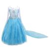 Toddler Girls Snow Princess Dress Children Halloween Costume Princess Cosplay Christmas Party Costume Blue Size 2 Years 95 [Dressy Daisy]
