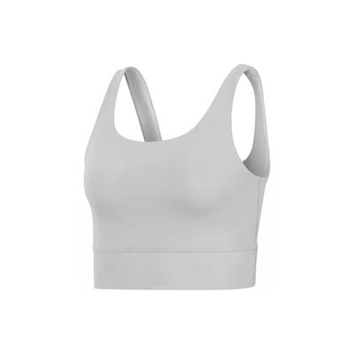 Yoga Luxe Short Yoga Tank Women Tops Light-Gray CV0577-073
