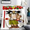 Dragon Ball Characters Print Flannel Blanket,High Quality Comfortable for All Seasons,Home Decor,Warmth and Comfort,Perfect for Christmas Gifts