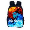 Mr Beast Lightning Cat Rucksack Für Studenten Und Outdoor-Nutzung Nylon Kreatives Muster
