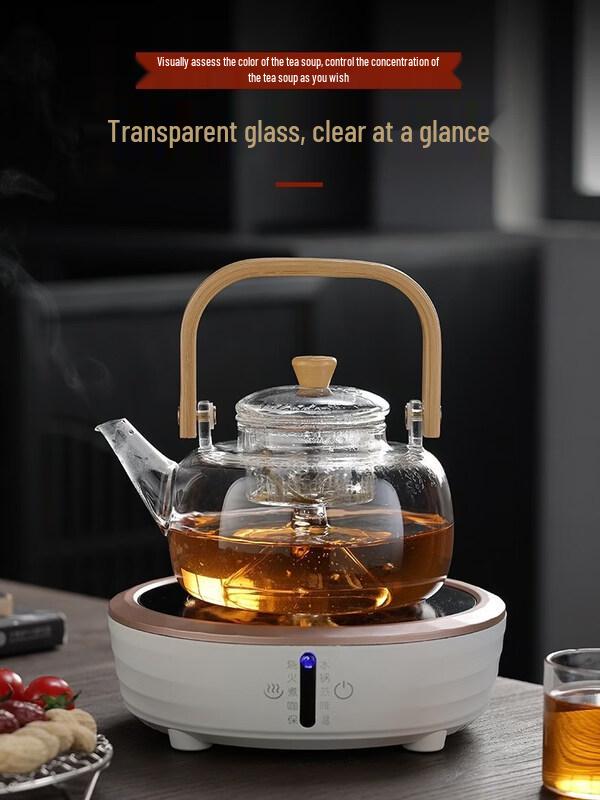 ZISIZ Glass Boiling Teapot