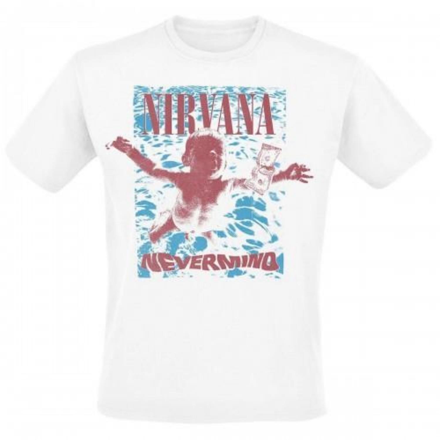 Nirvana Unisex Adult Nevermind Underwater T-Shirt S