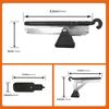 250kg Car Foot Pedal Step Board Door Latch Pedals Hook Roof Rack Step Fit Universal Vehicle Auxiliary Running Boards Accessies