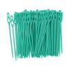 300Pcs Green Zip Garden Soft Tie 13cm Length Reusable Support Soft Wire Vine Zip Garden Tie Set