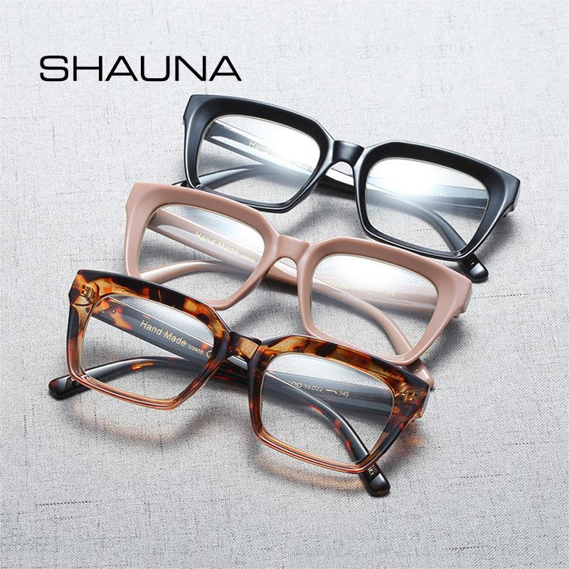 SHAUNA Classic Nail Women Square Glasses Frame