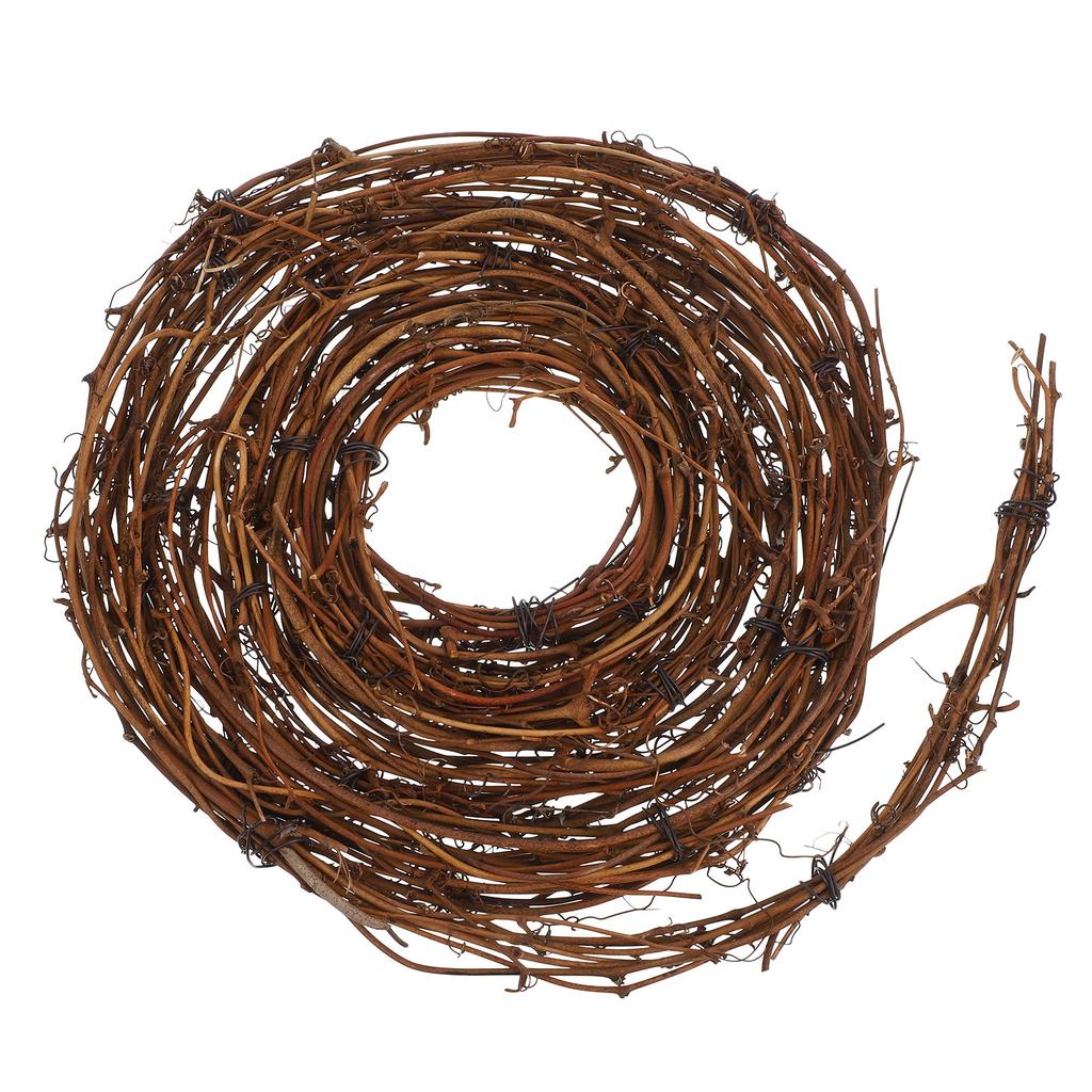 Versatile Rattan Wreath DIY Craft Supply Handmade Rattan Garland Base for Floral Wreaths Front Door Hanging Decoration Craft