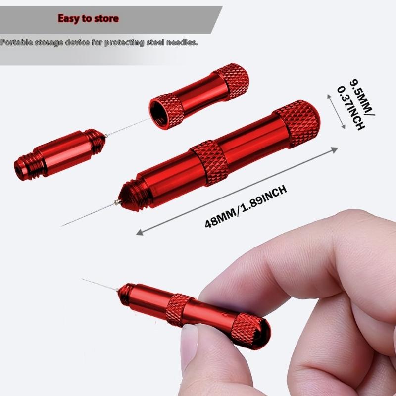 Professional Nozzle Cleaning Tool Adhesive Dispenser Accessory For Miniature Part With Durability Metal Cleaning Pin