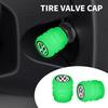 Pro Volkswagen Svítící uzávěry ventilků pneumatik Vícebarevné Fluorescenční Noční svítící Dekorace Pro Volkswagen VW GTI R Polo Golf MK8 Passat