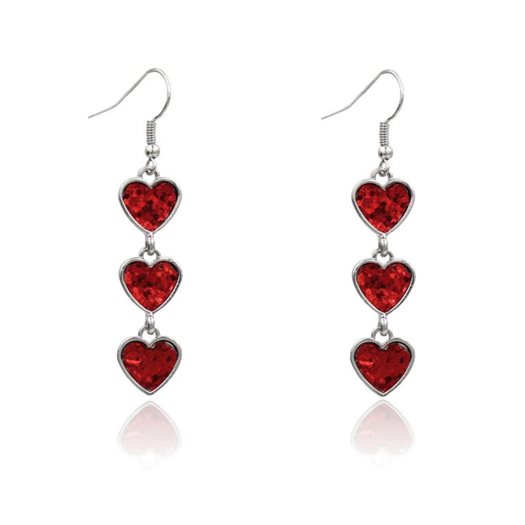 1 Pair Earrings Studs Hoop Ear Pendant Jewelry Decor Ear Drops Valentines Day Women Accessories for Party Banquet Daily Dress