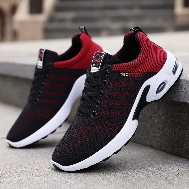 JinshiyuanShu Men's shoes, sports shoes processing, custom breathable mesh shoes, non-smelly feet, flying woven shoes, soft-soled running shoes