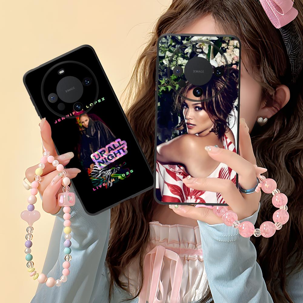 Jennifer Lopez Handytasche für Huawei Mate 60 50 40 30 20 10 Pro Plus Lite E 5G Bunte Druckabdeckung Hübsche Abdeckung
