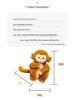 Golden Monkey Plush Toy - Cute Stuffed Animal Ape Doll, Perfect Gift for Girls and Kids' Birthdays