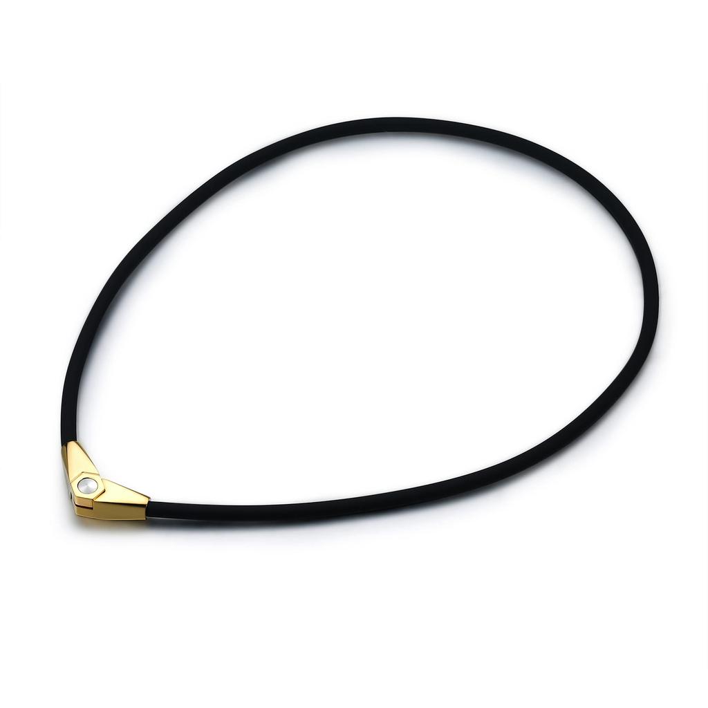 Magnetischer V-Typ, gerader Typ, 2 Designs in 49 cm Halskette, Titan, Germanium und umwandelbar, 1, Silikon, stilvoll, beliebt, Sport, Business, Herren,