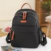 Casual Backpack Women Lightweight Students Shoulder Bag with Zipper Outdoor Play