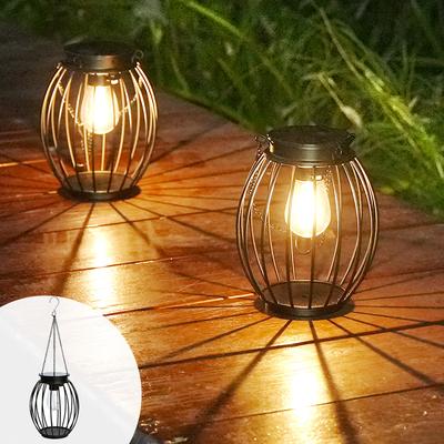 1/2pcs Solar Led Light Bulb Waterproof Warm Lamp Wall Lights for Outside Garden Outdoor Decor Night Light Solar Lights Lighting