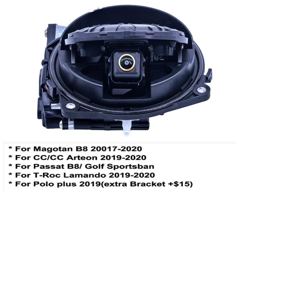 

170° AHD 1080P Камера заднего вида с откидной эмблемой для VW Golf 6/7/8 Polo CC Beetle Magotan B6 B7 B8 EOS T-roc Passat CCD720x480P-155Deg