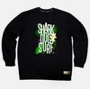 DOLDOL Shark-Dog-Mtm-14 Shark Dog Surfing Hawaii Character Graphic Design Sweatshirt Long Sleeve