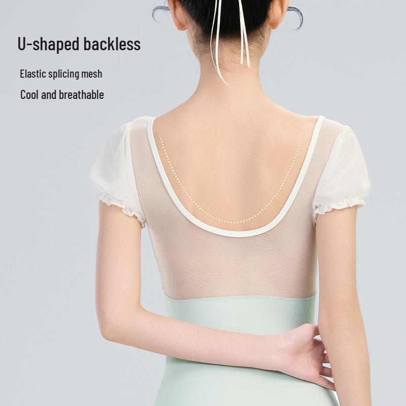 Women's Short Sleeve Ballet Leotard - New Style Dancewear for Gymnastics & Practice