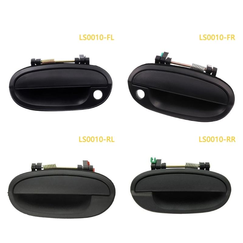 Direct Fit Exterior Door Handles for 2005 Vehicle Models Front and Rear ABS PC Material Easy Installation Quick Change