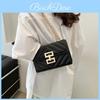 2024 New Spring Retro Mini Bag Simple Female Bag Chain Crossbody Bag Fashion Single Shoulder Square Bag