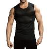 Otahuku Gloves All-Season Inner Sleeveless Crew Neck 3D First Layer [Sweat-wicking, Quick-drying, Deodorizing, Mesh, Compression, Men's] JW-520 Black
