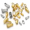 100 Stück 50 Stück Edelstahl Ösenverschluss für Anhänger Charms Verbinder Schnappverschluss Klippverschluss Halskette DIY Schmuckherstellung Zubehör