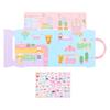 Sanrio My Melody Playable Sticker Paper Ages 3 and 155209 Set, Mount (PP Coated), Stickers PVC, Toy, Children, Up,