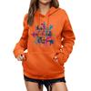 Women's Winter Christmas Printed Pullover Hooded Sweatshirt Fleece Long Sleeve Sweatshirt