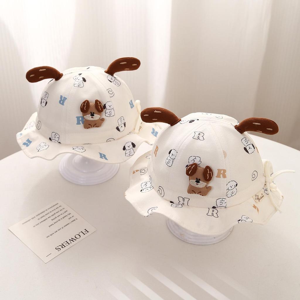 Infant & Toddler Cartoon Sun Hat - Adjustable Thin Style for Spring, Summer & Autumn