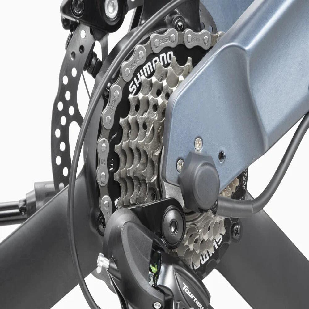 Elektrofahrrad DYU T1 20" 250W Motor 36V 10AH Maximale Reichweite 60KM Höchstgeschwindigkeit 25Km/h Zuladung 120KG Blau