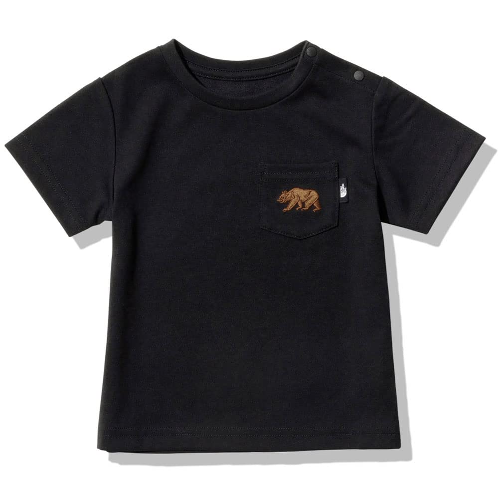 

Северная футболка с коротким рукавом и карманом, унисекс, защита от УФ-лучей, органический хлопок, 90 [Лицо], Детская, Защита, Хлопок, Черный, чёрный