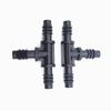 10 Pcs Hose Nozzle Tee Fitting For Garden Hose 8/11 Mm Irrigated Agriculture And Industrial Cooling Systems The Hose Adapter