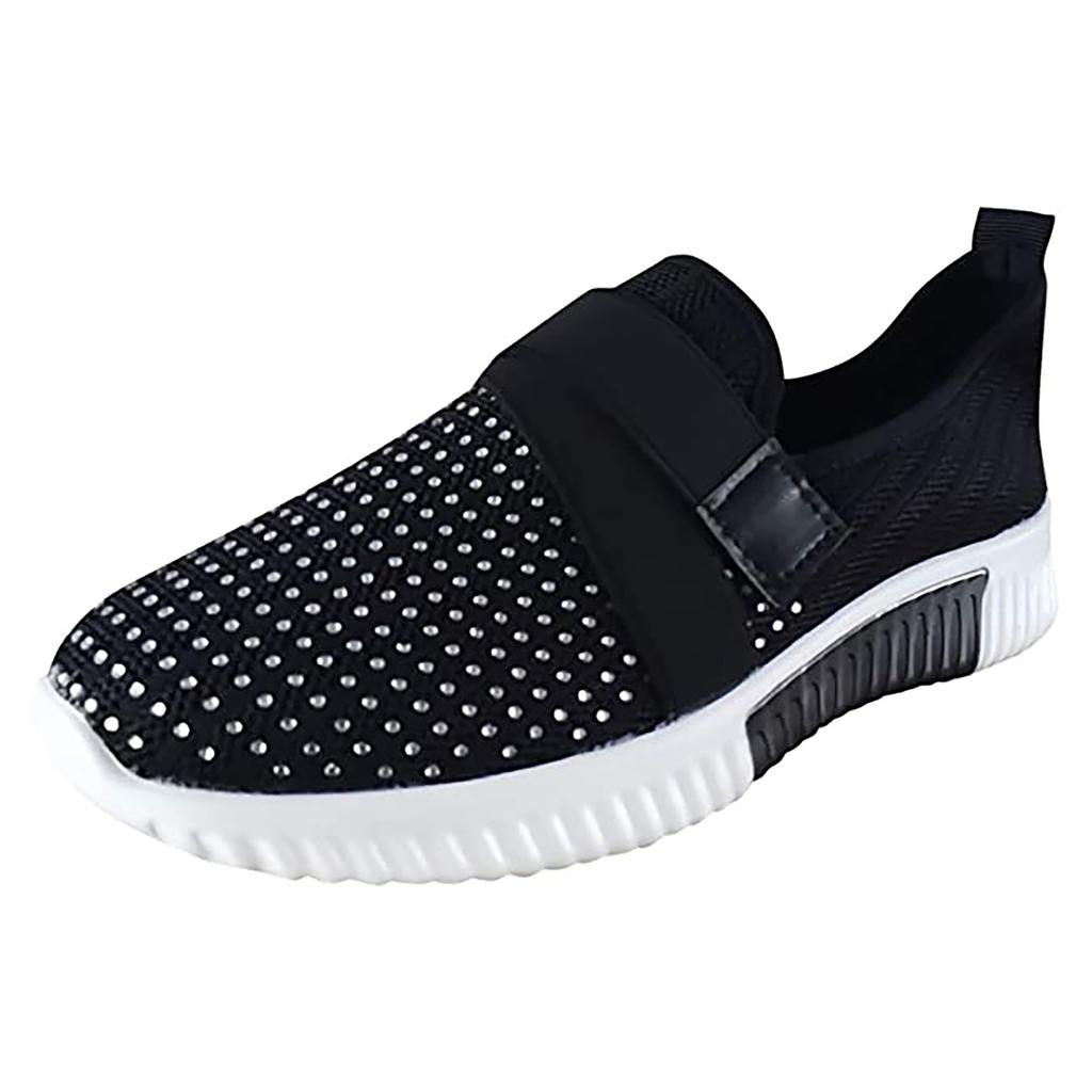 Women Comfort Sandals Light Breathable Steel Toe  Mesh Anti-slip Shoes