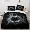 Shark marine life duvet cover digital print set suitable for boys and girls bedroom decoration bedding